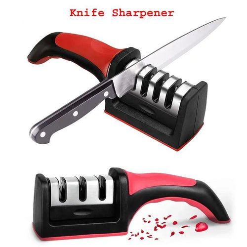 2-in-1 Kitchen Slicer & Knife Sharpener | Multi-Purpose Food Cutter Combo