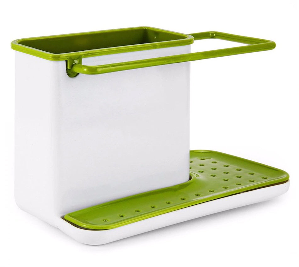 # 3-in-1 Soap Dispenser with Sponge Holder – Kitchen Sink Organizer & Dish Soap Pump