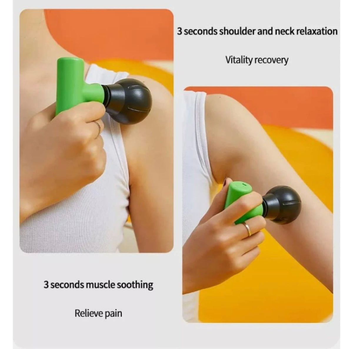 Blueide Mini Rechargeable Massage Gun – Portable Deep Muscle Massager