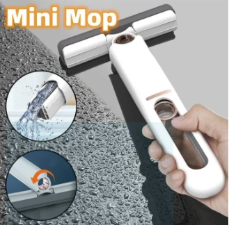 # Portable Mini Squeeze Mop – Compact Handheld Cleaning Mop for Kitchen, Bathroom & Home
