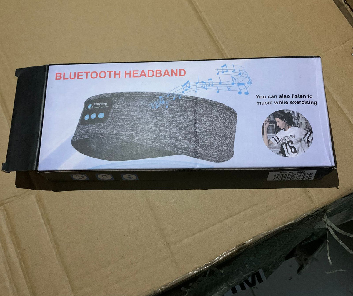2-in-1 Bluetooth Sleep Headband with Eye Mask & Wireless Headphones