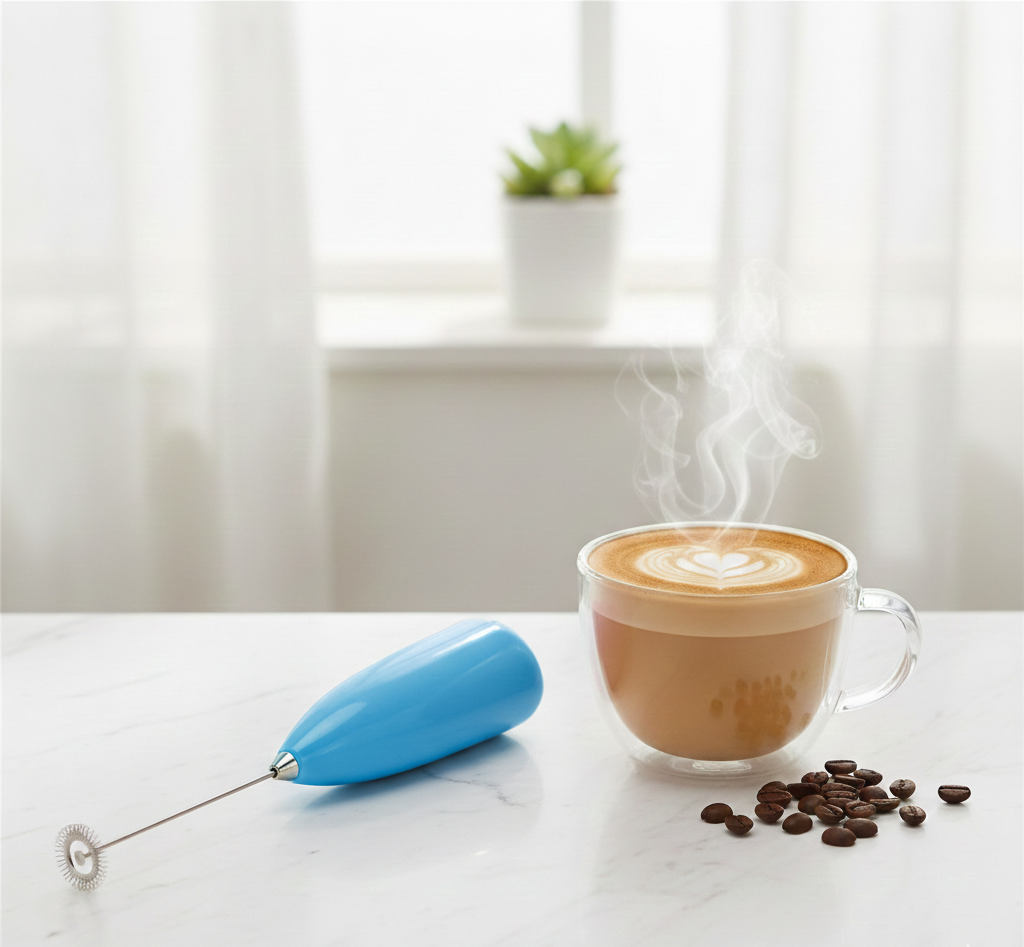 # Mini Milk Frother & Coffee Beater – Handheld Electric Drink Mixer & Egg Whisk