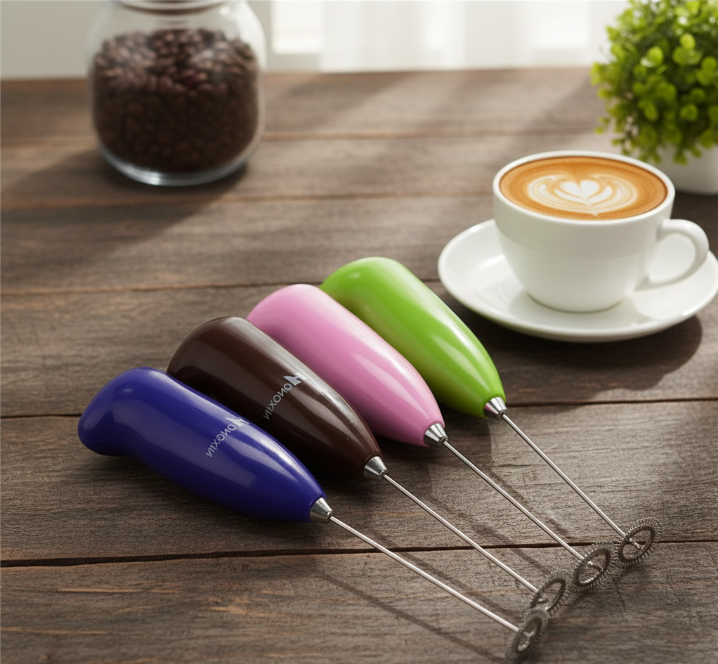 # Mini Milk Frother & Coffee Beater – Handheld Electric Drink Mixer & Egg Whisk