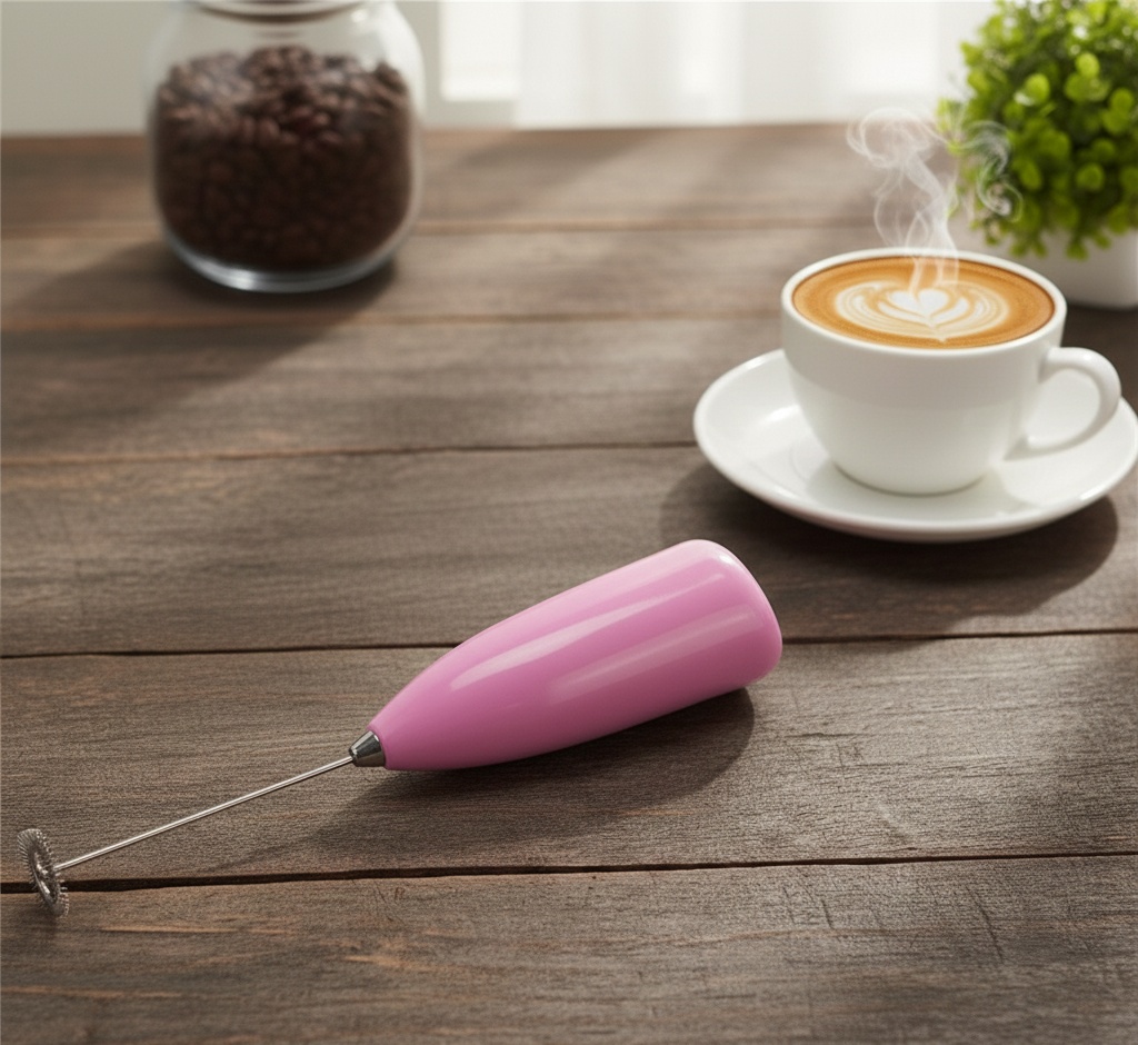 # Mini Milk Frother & Coffee Beater – Handheld Electric Drink Mixer & Egg Whisk