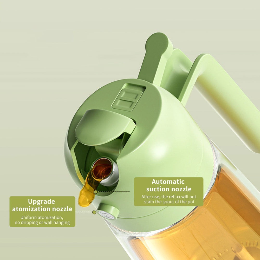*2-in-1 Oil Sprayer Bottle – Kitchen Cooking Oil Spray & Pour Dispenser for BBQ & Baking**