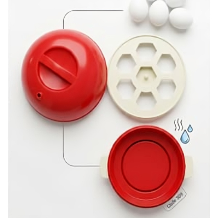 # Electric Egg Boiler & Vegetable Steamer – Automatic Egg Cooker for Breakfast & Snacks