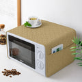 Microwave & Oven Dust Cover – Quilted Kitchen Appliance Cover Black