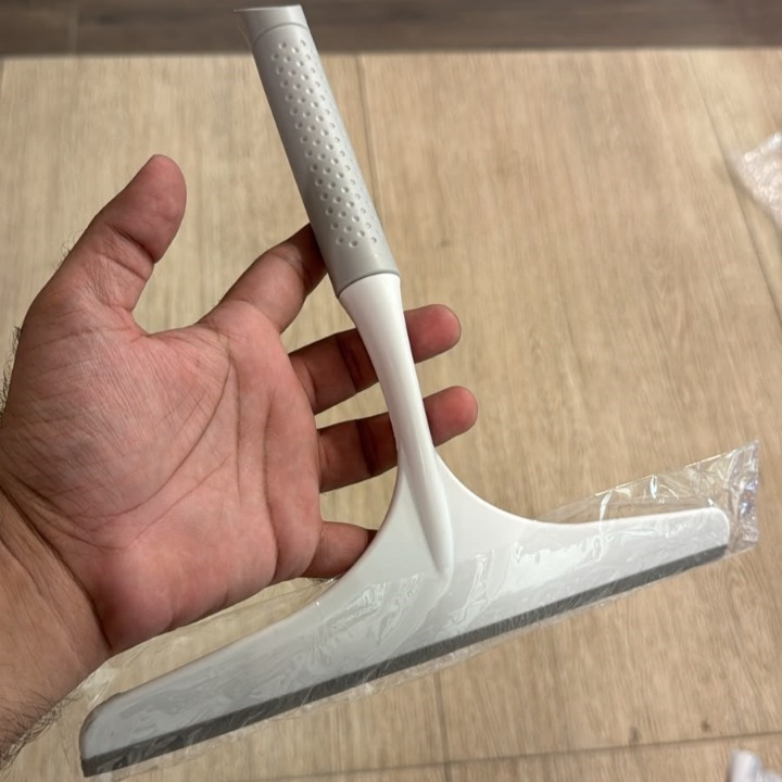 Handheld Window Glass Wiper | Bathroom Mirror & Glass Cleaning Squeegee