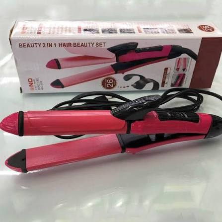 2-in-1 Nova Hair Straightener & Curler | Ceramic Hair Styling Tool
