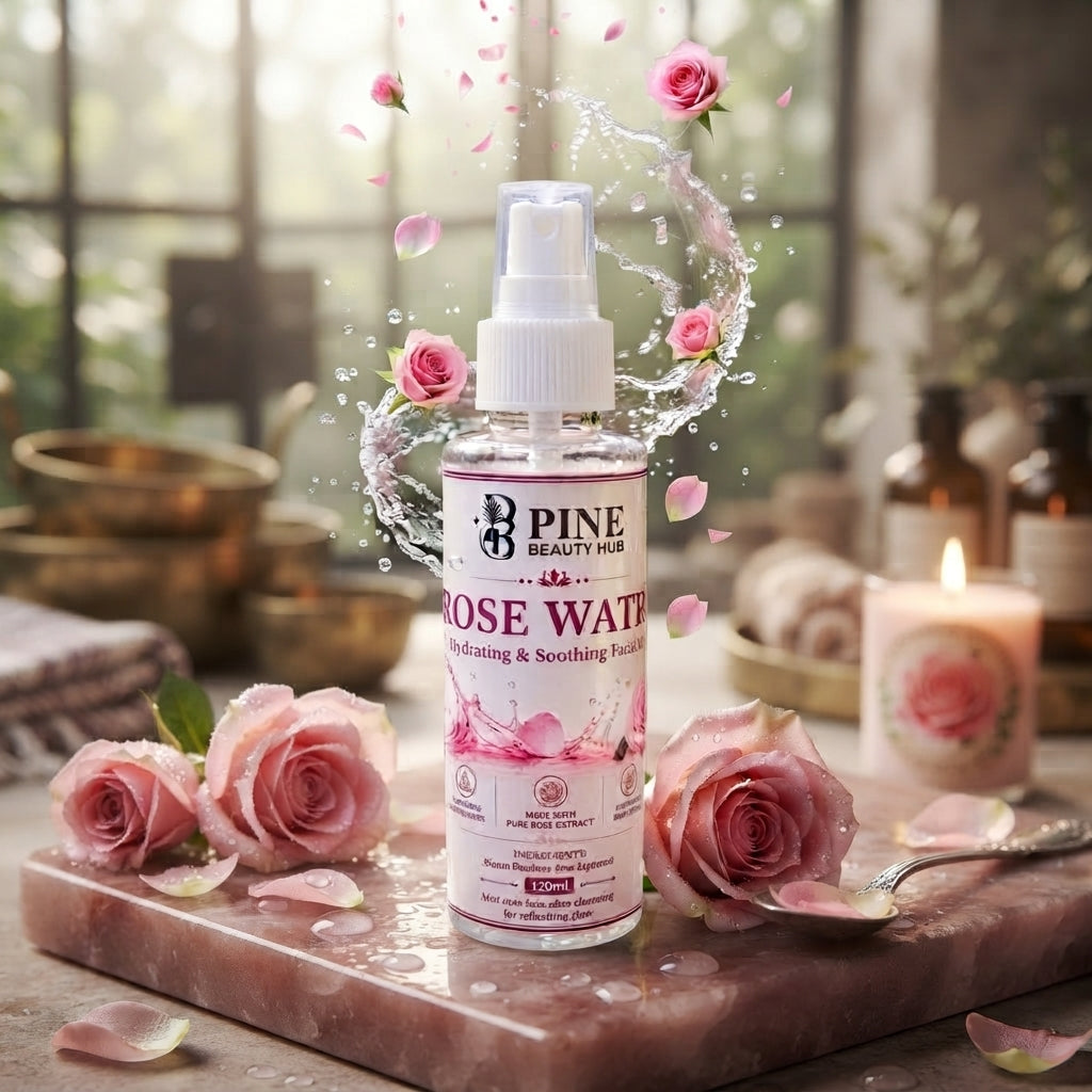 Premium Rose Water Face Mist 120ml | Hydrating Facial Toner