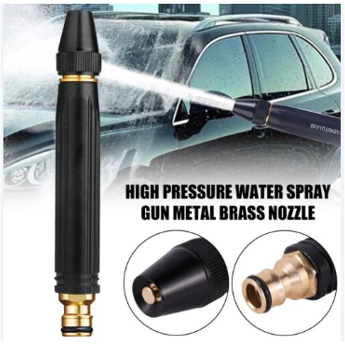 High Pressure Hose Nozzle Spray Gun | Heavy Duty Water Jet Nozzle