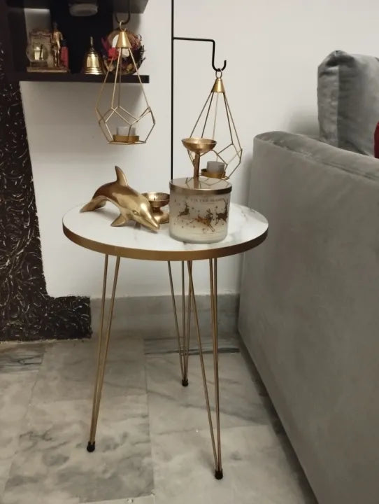 * 3-Piece Round Nesting Coffee Table Set – Modern Wood Side Tables
