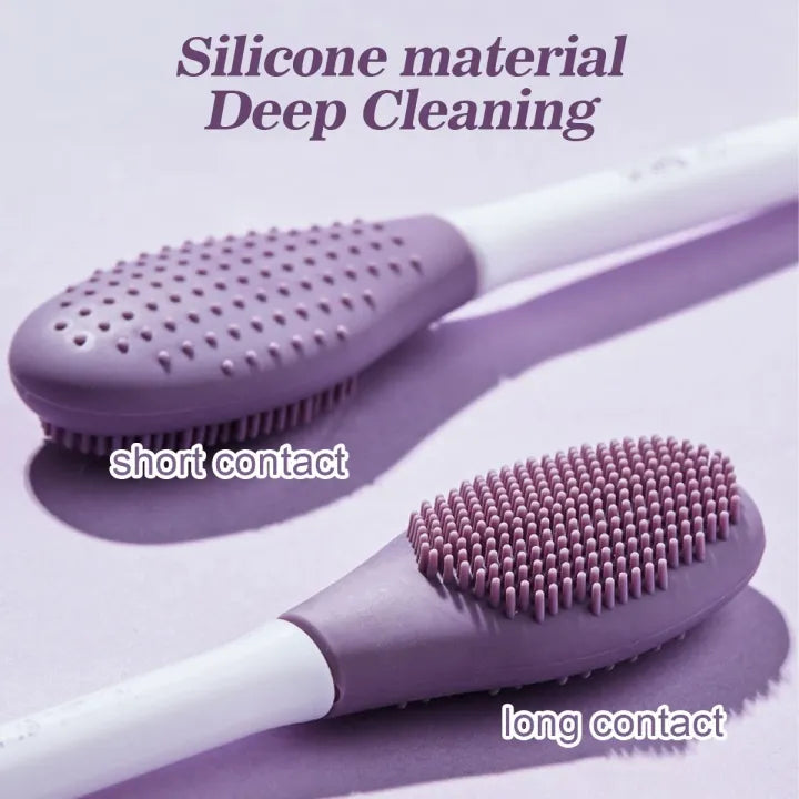 2-in-1 Silicone Face Mask Applicator & Facial Cleansing Brush