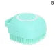 Silicone Bath Body Brush with Soap Dispenser | Exfoliating Shower Scrub & Massage Brush