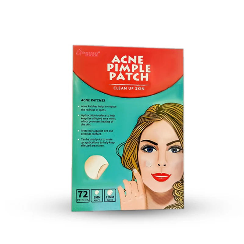 Acne Pimple Patches 72pcs | Hydrocolloid Invisible Spot Treatment