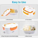 *Portable Electric Lunch Box – Heated Food Warmer for Office, School, Travel & Outdoor Use**